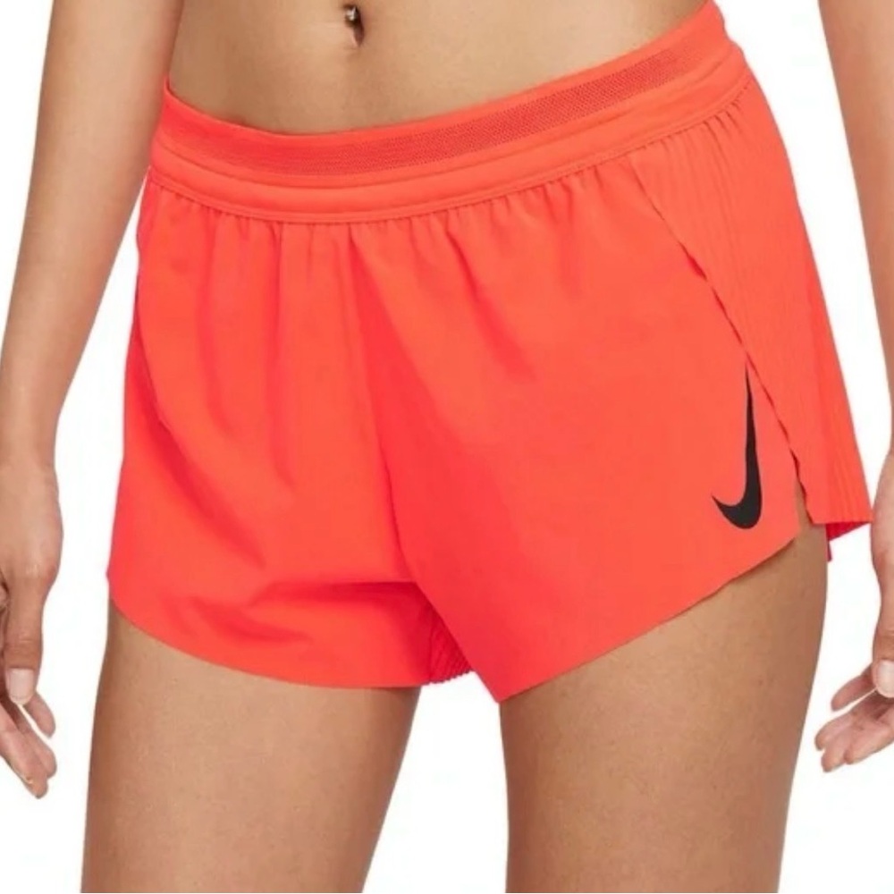 Nike Women's Bright Orange Athletic Shorts
